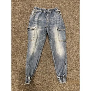 Stretchy Denim Pants